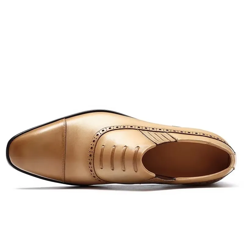 Luxury Leather Slip-on Dress Shoes