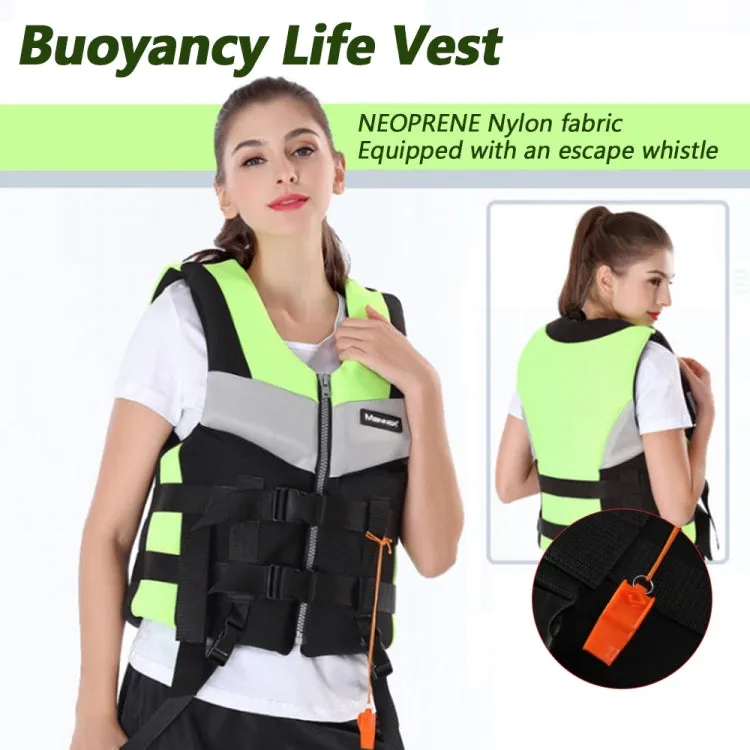 MANNER QP2030 Adult Buoyancy Vest Swimming Aid Life Jacket, Size:L(Red)