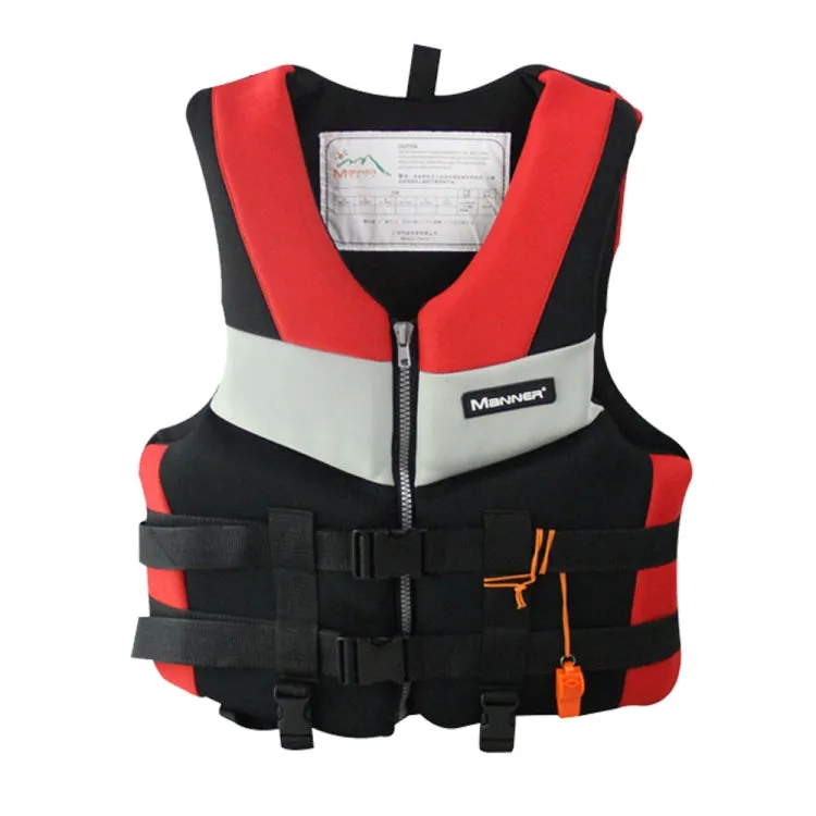 MANNER QP2030 Adult Buoyancy Vest Swimming Aid Life Jacket, Size:L(Red)