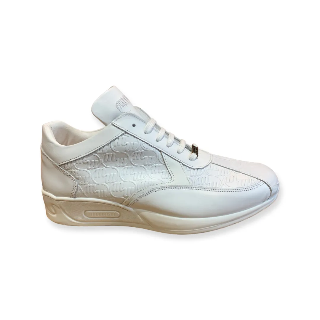 Mauri M770 White Crocodile Sneakers