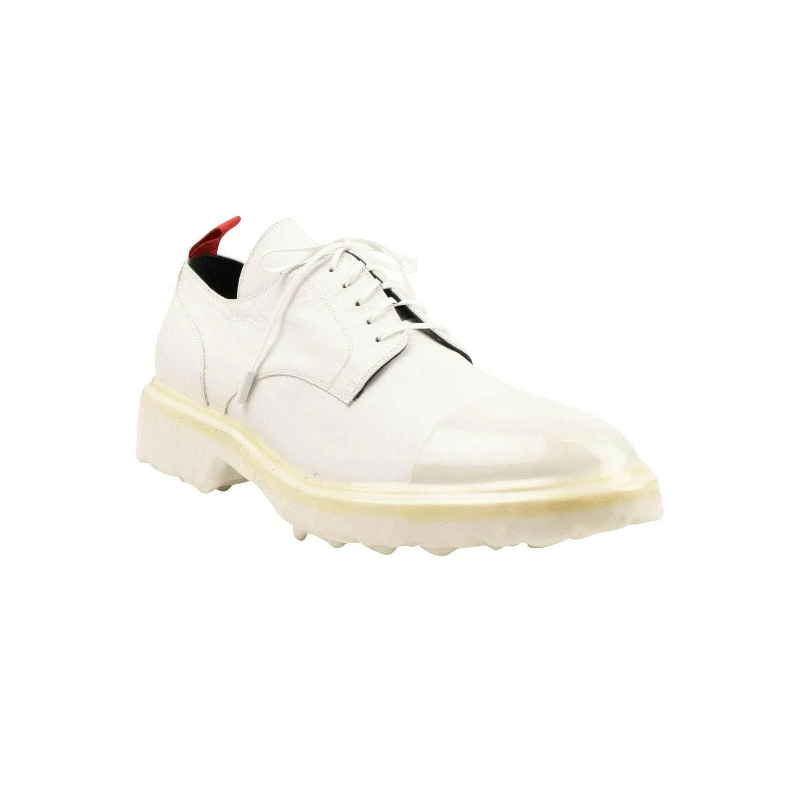 NIB 424 ON FAIRFAX White Dipped Low Top Sneakers Size 8/41 $1320