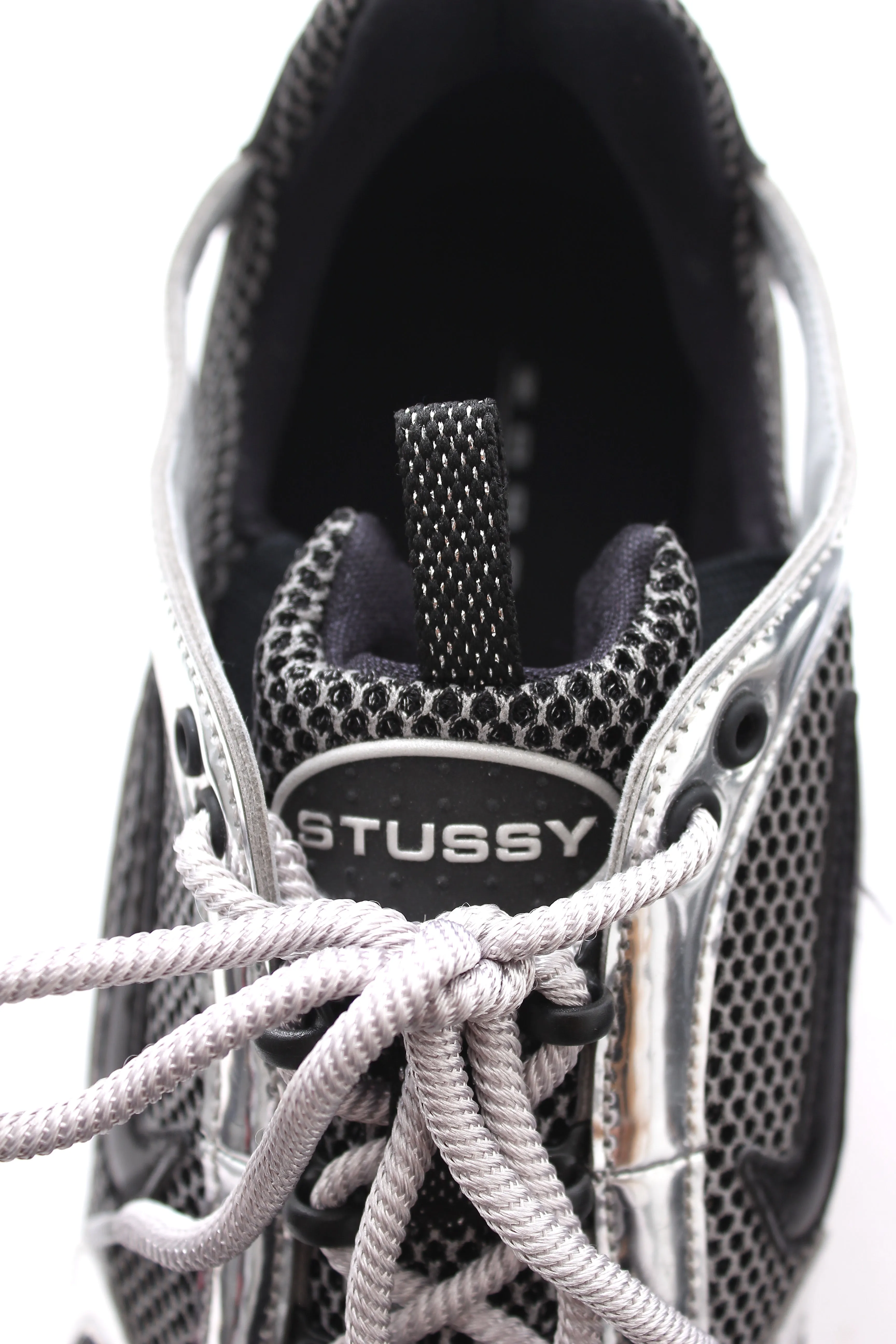 Nike x Stussy Air Zoom Spiridon Cage 2 Sneakers - Pure Platinum