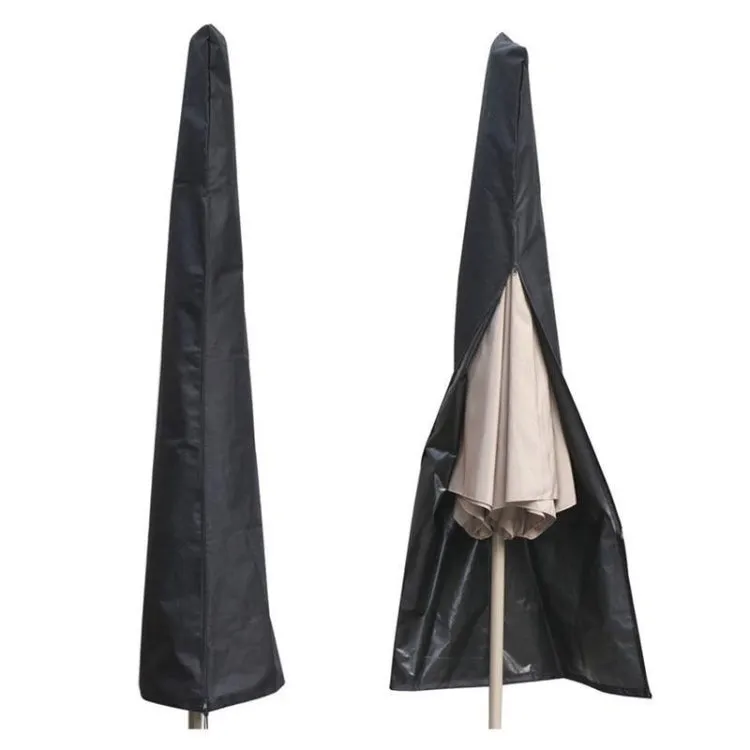 Outdoor Parasol Umbrella Waterproof And Dustproof Cover, Size: 25x55x230cm(Black)