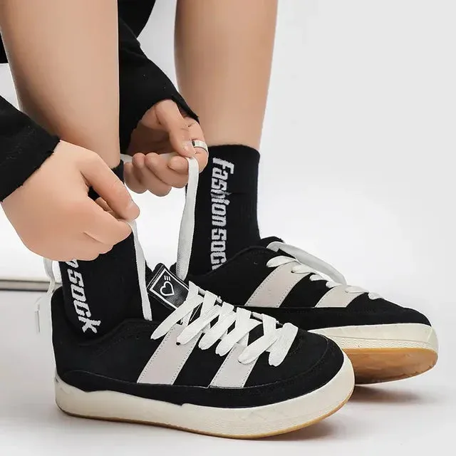 Patchwork Thick Bottom Non-Slip Sneakers