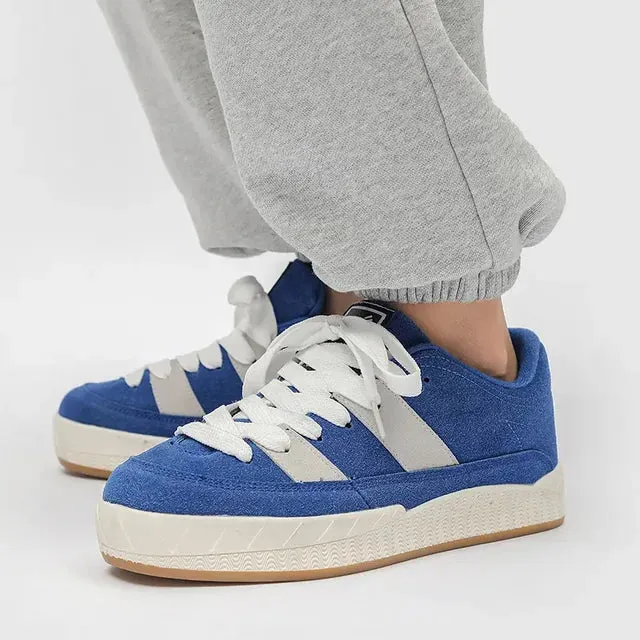 Patchwork Thick Bottom Non-Slip Sneakers