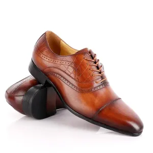 Paul Smith Derby Lace Up Brown Leather Brogue Shoe