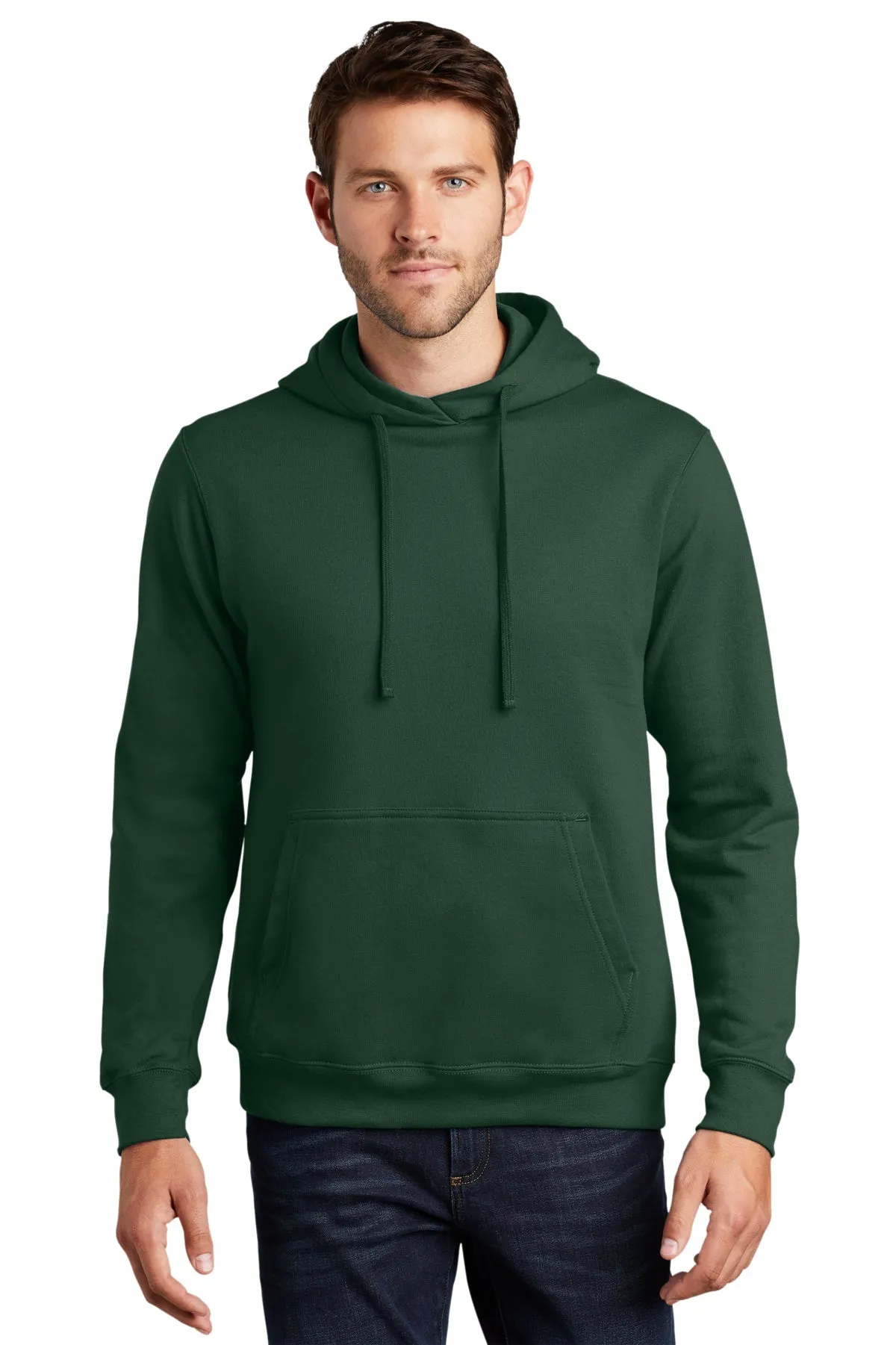 Port & Company Fan Favorite Fleece Customized Hoodies, Forest Green