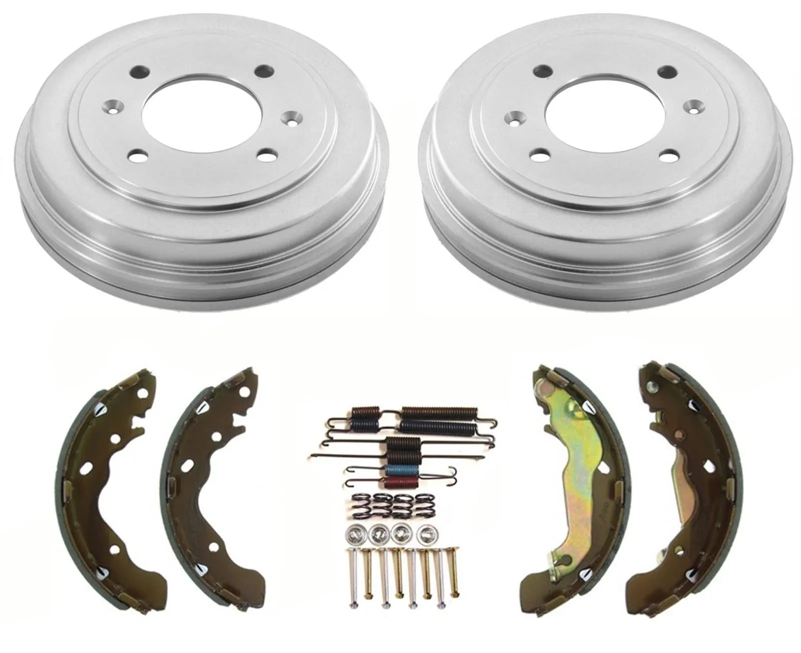 Rear Brake Drums and Brake Shoes Hardware for 02-06 Hyundai Elantra