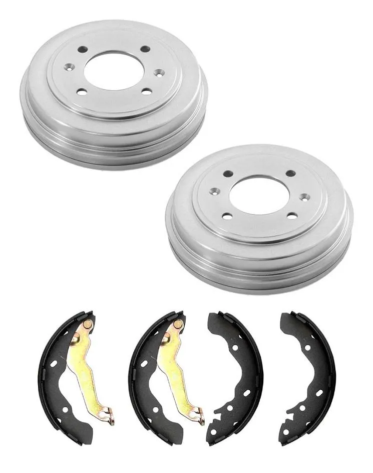 Rear Brake Drums and Brake Shoes Hardware for 02-06 Hyundai Elantra