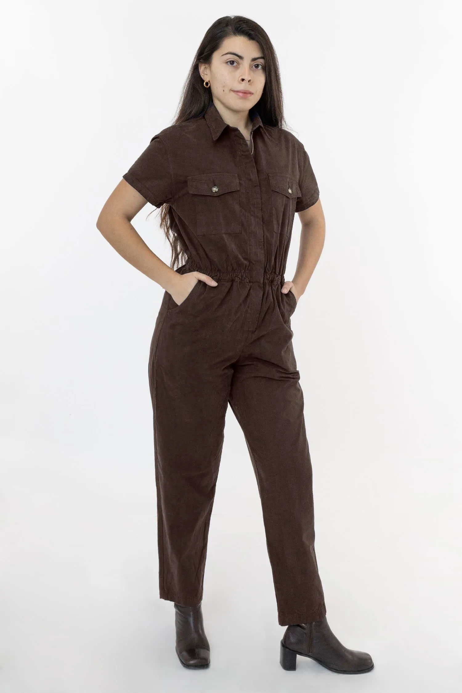 RJC3201GD - Short Sleeve Utility Jumpsuit