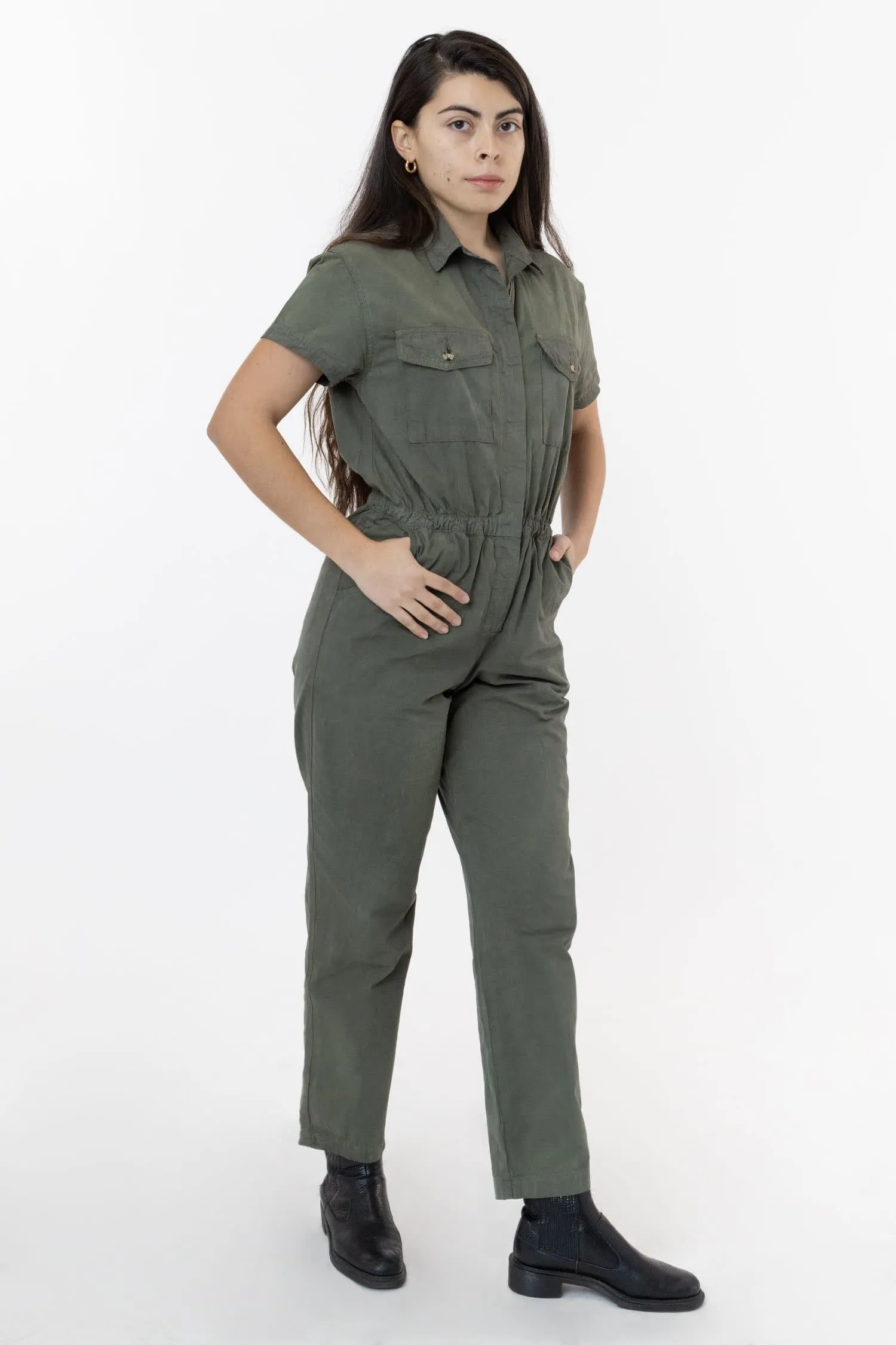 RJC3201GD - Short Sleeve Utility Jumpsuit