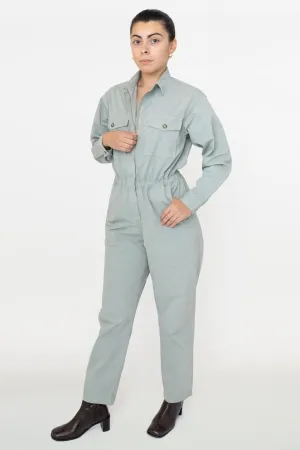 RJC3207GD - Cotton Poplin Utility Jumpsuit