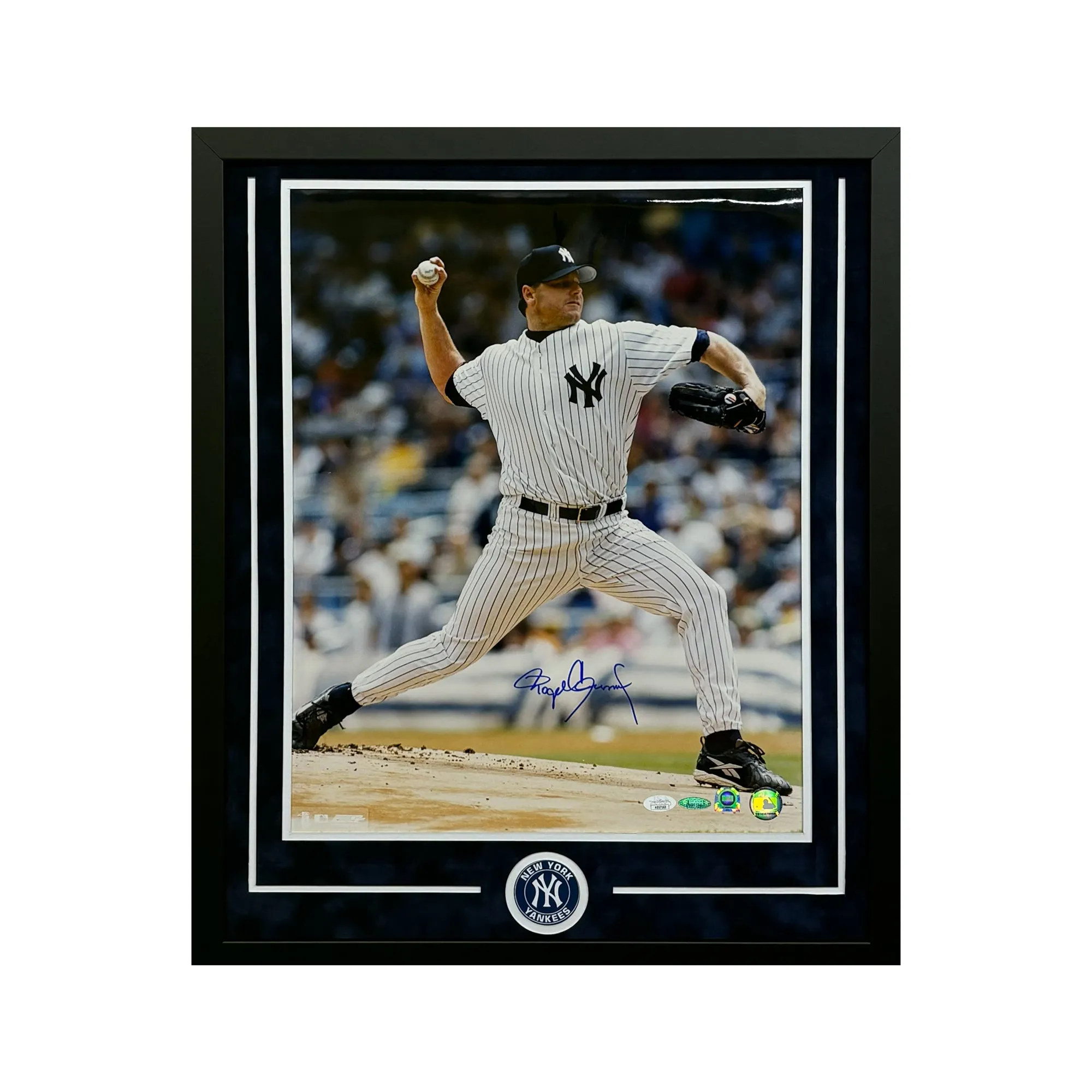 Roger Clemens Hand Signed & Framed New York Yankees 16x20 Baseball Photo