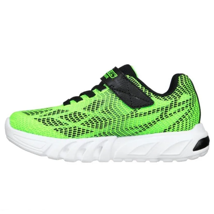 Skechers Boys Light Ups S Lights Flex Glow Elite Vorlo Lime