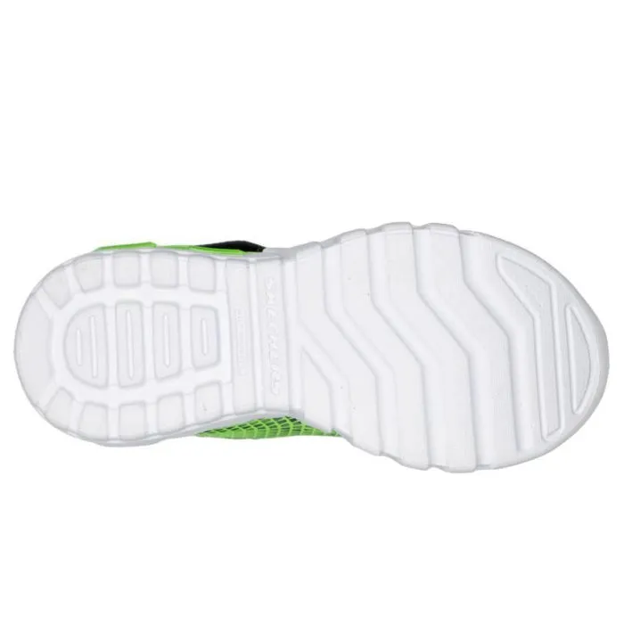 Skechers Boys Light Ups S Lights Flex Glow Elite Vorlo Lime