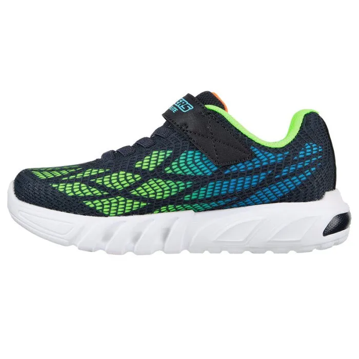 Skechers Boys Light Ups S Lights Flex Glow Elite Vorlo Navy