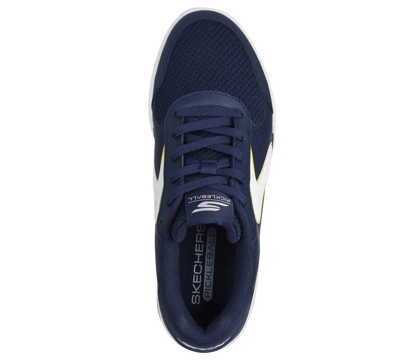 Skechers Mens Viper Court Classic Pickleball Navy Yellow