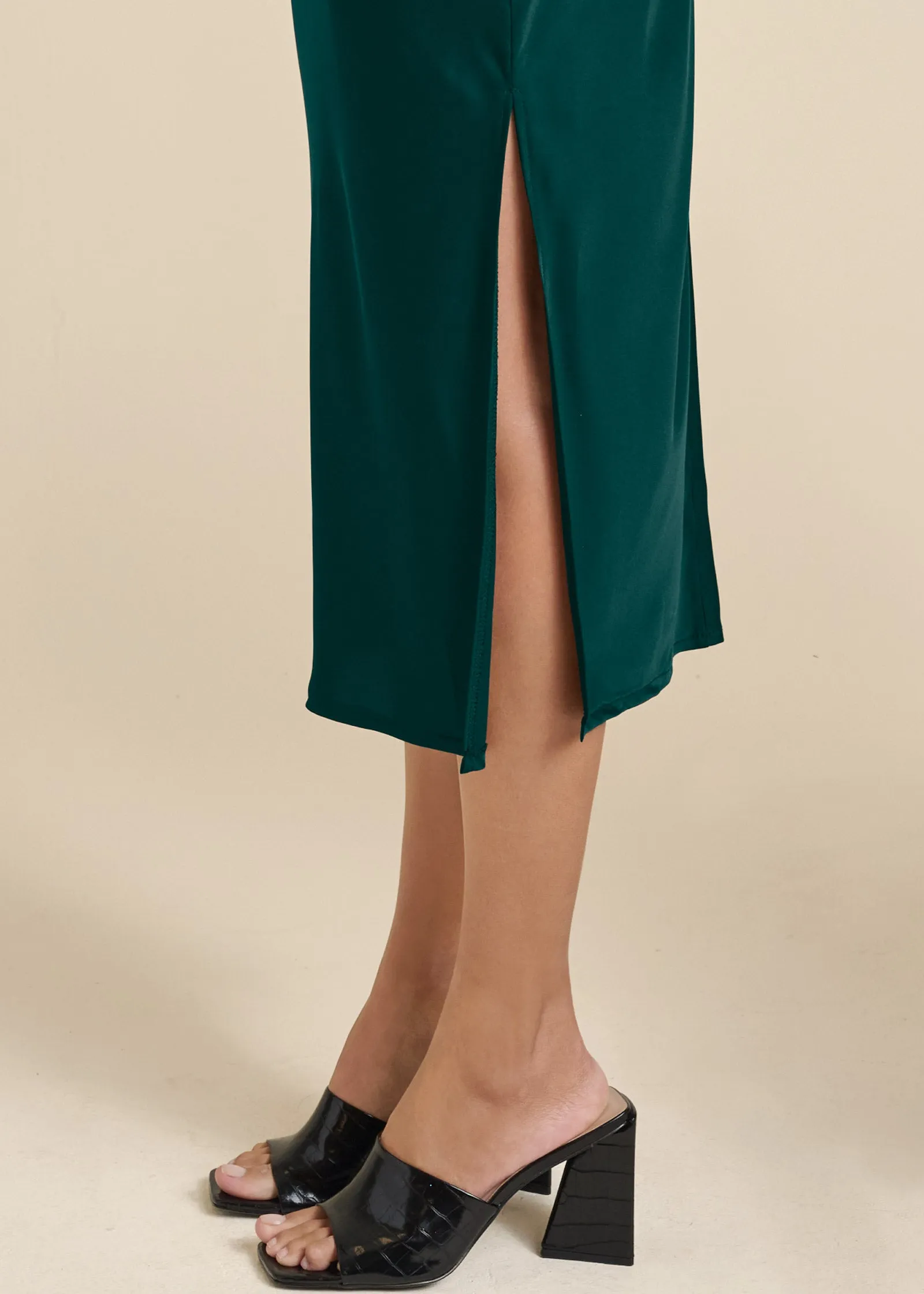 Slip Skirt - Green