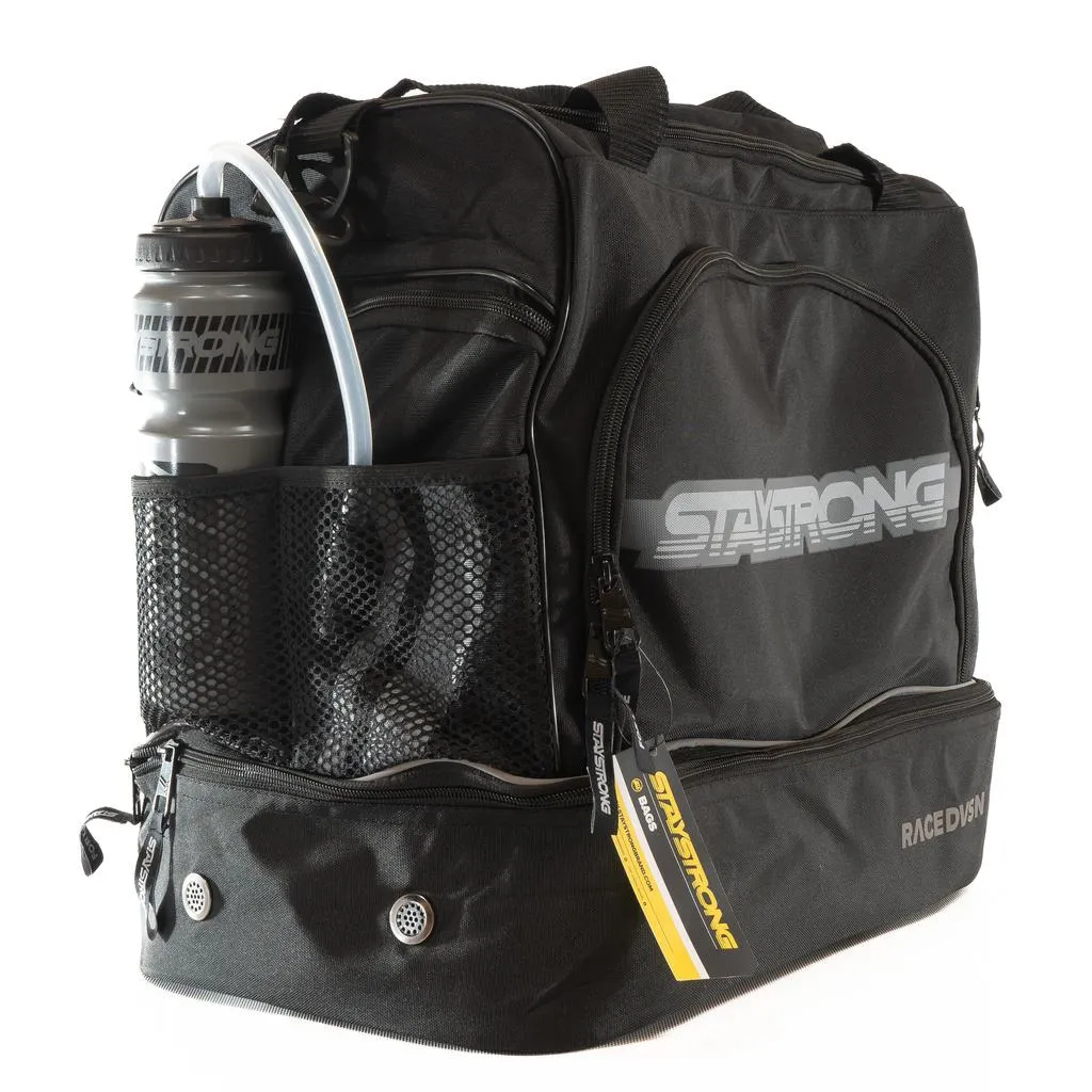 Stay Strong Race DVSN Helmet/Kit Bag - Black