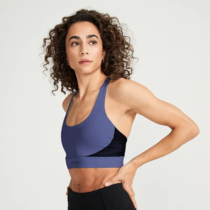 Storm Blue ANY-WEAR™ Sports Bra | Smart Apparel