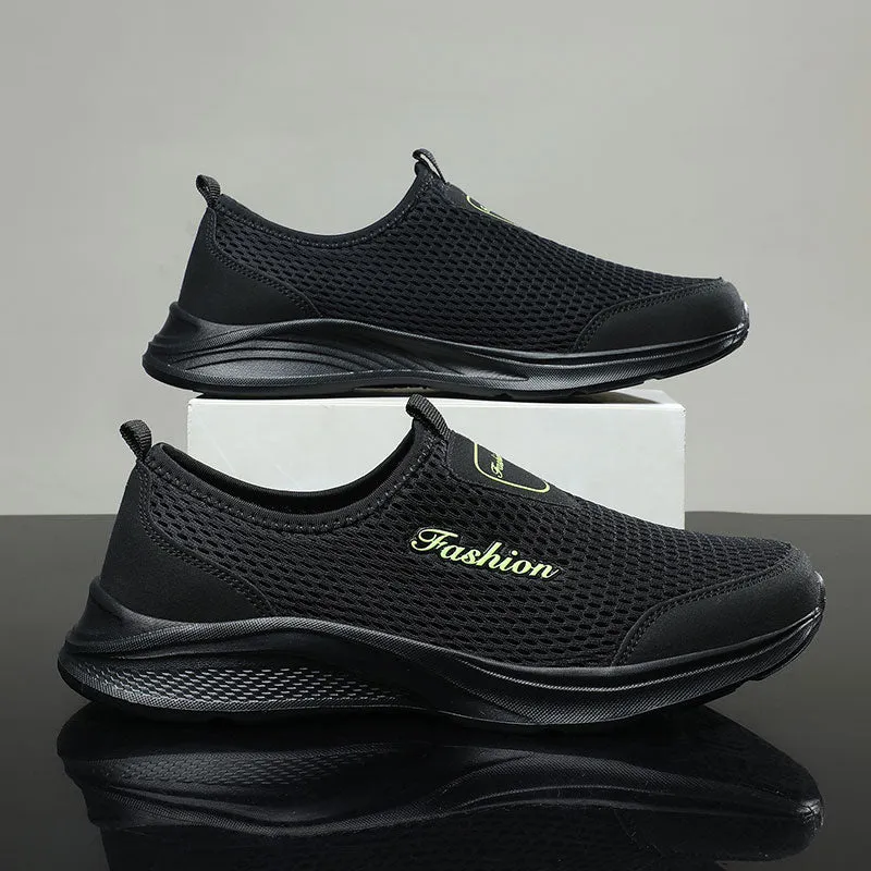 Summer Mesh Men Shoes Light Trend Casual Shoes Breathable Couple Flats Sneakers Men Vulcanized Shoes Zapatillas Hombre Size 47