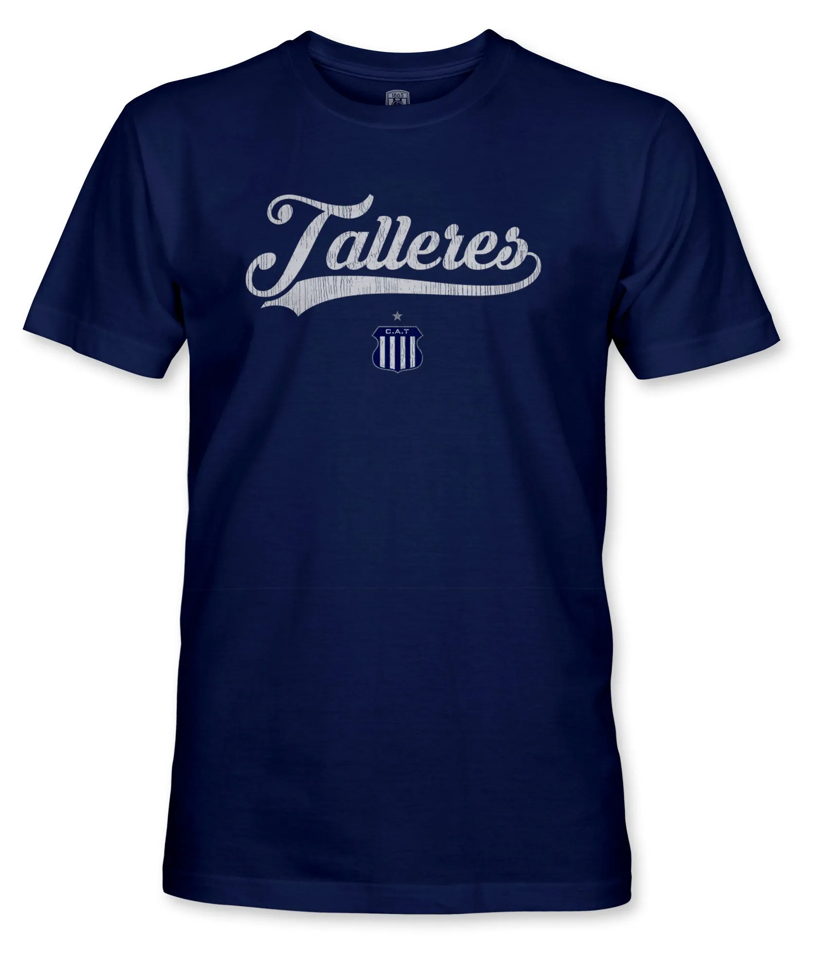 Talleres Script Cotton T-Shirt - Navy