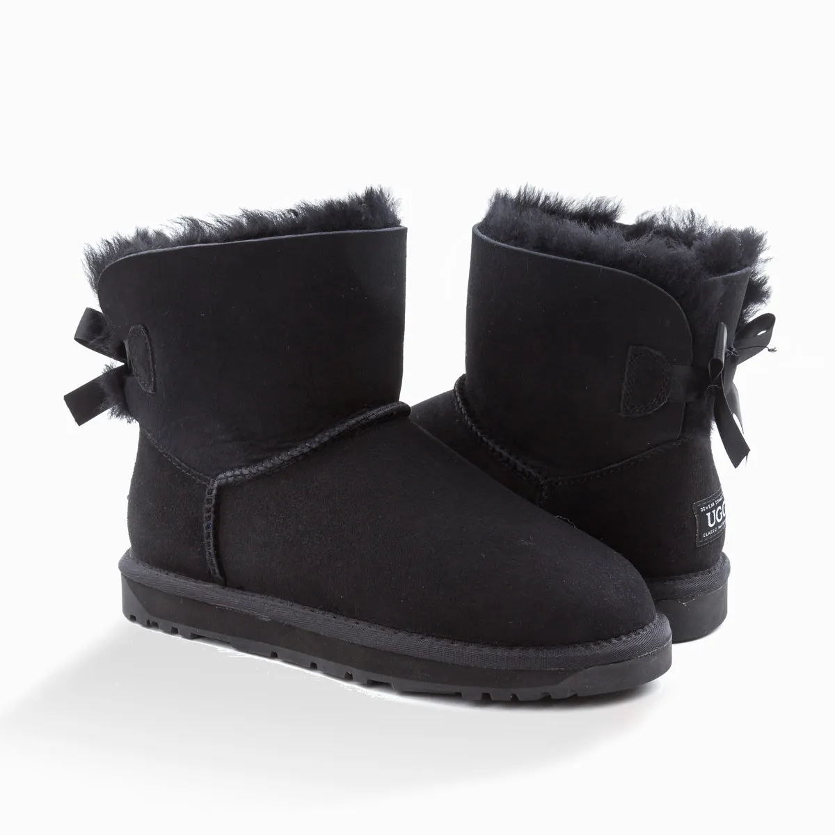 Ugg Classic Mini Bailey Bow Boots (Water Resistant)