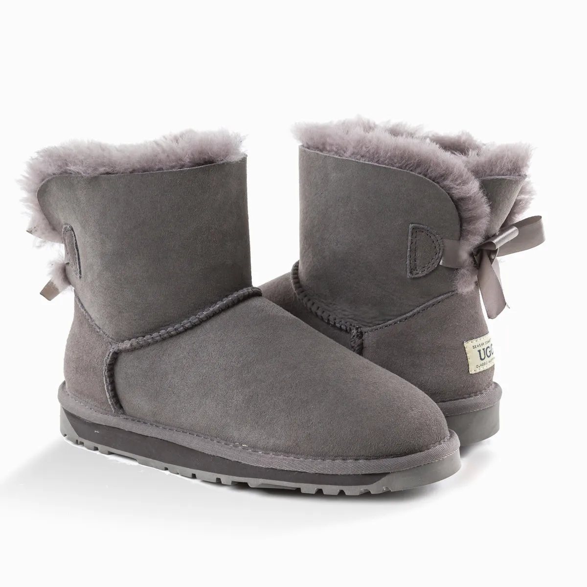 Ugg Classic Mini Bailey Bow Boots (Water Resistant)