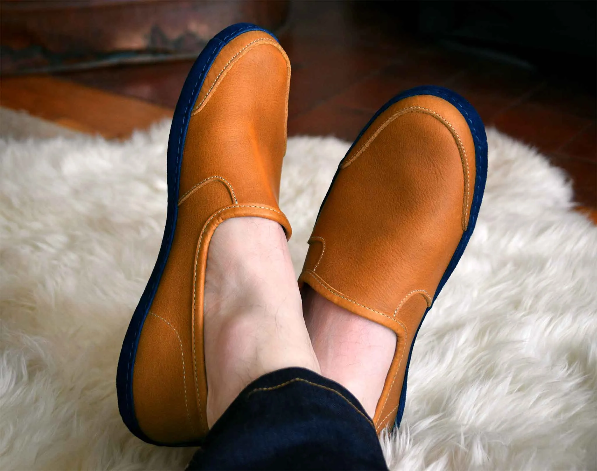 Vermont House Shoes®: Loafer - Tan