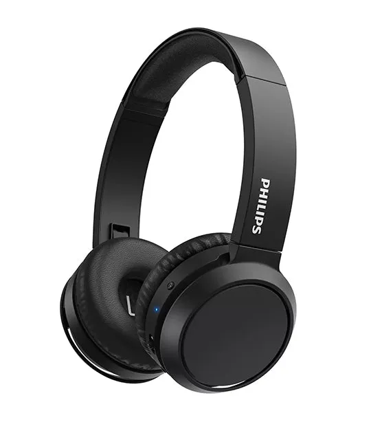 Wireless On-Ear Headphones with Microphone Black