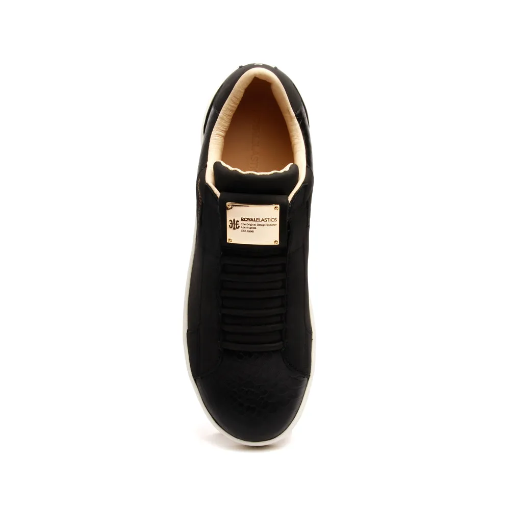 Women's Adelaide Black Leather Sneakers 92683-990