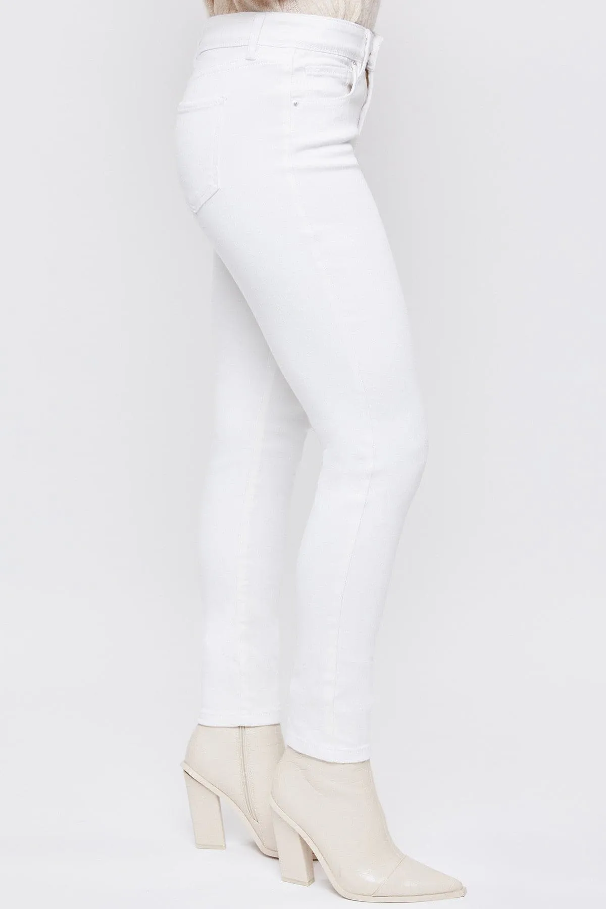 Women's Elastic Waistband Skinny Jeans