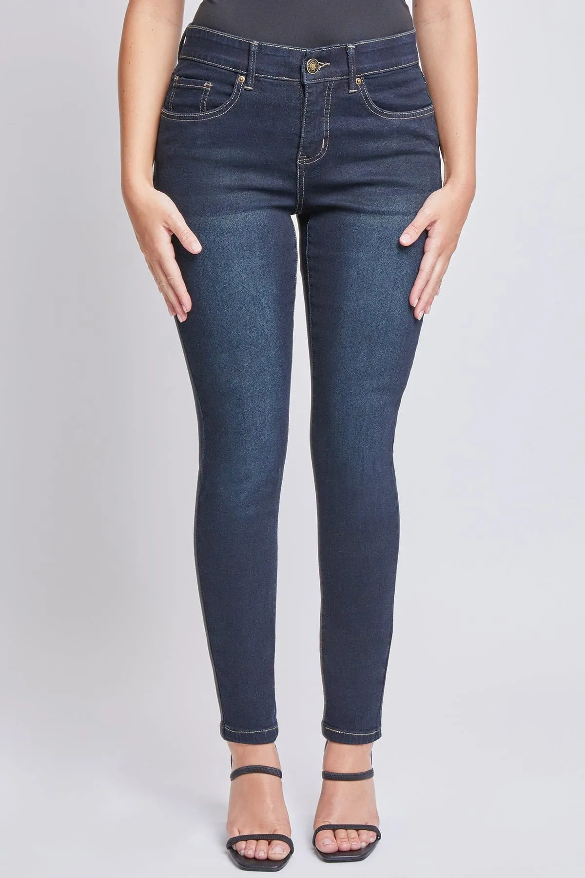 Women's Elastic Waistband Skinny Jeans