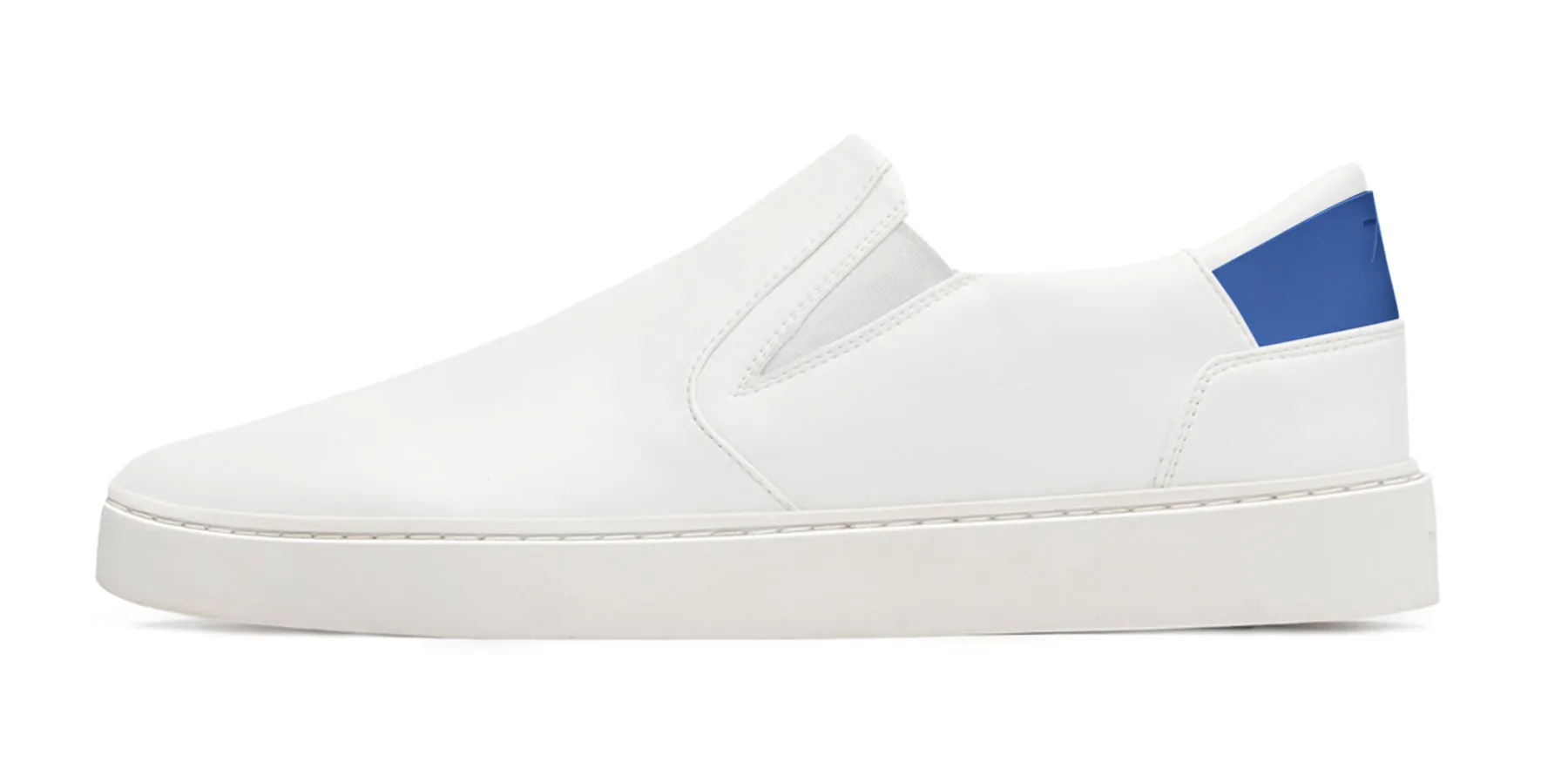 Women's Slip On | White-Blue