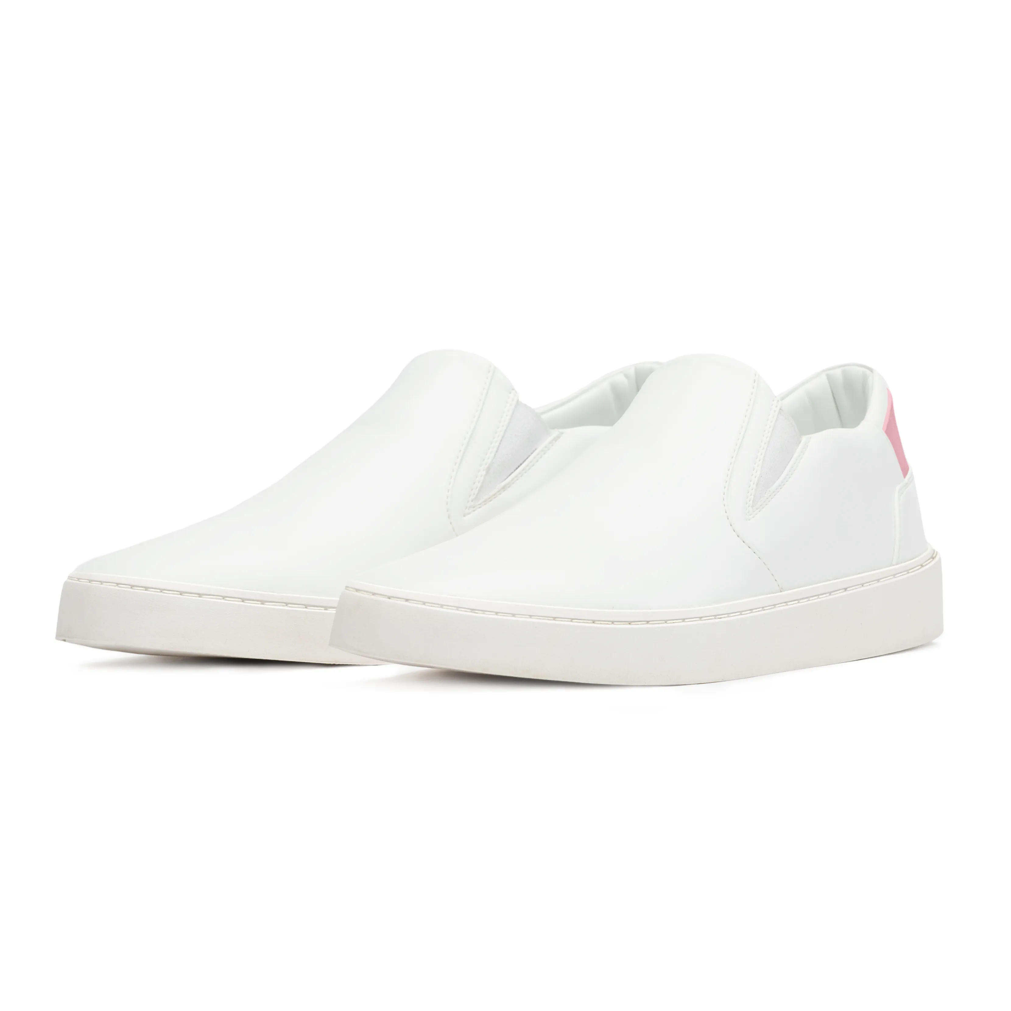 Women's Slip On | White-Pink