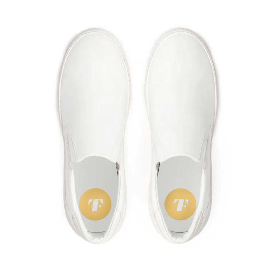 Women's Slip On | White-Starstruck Yellow