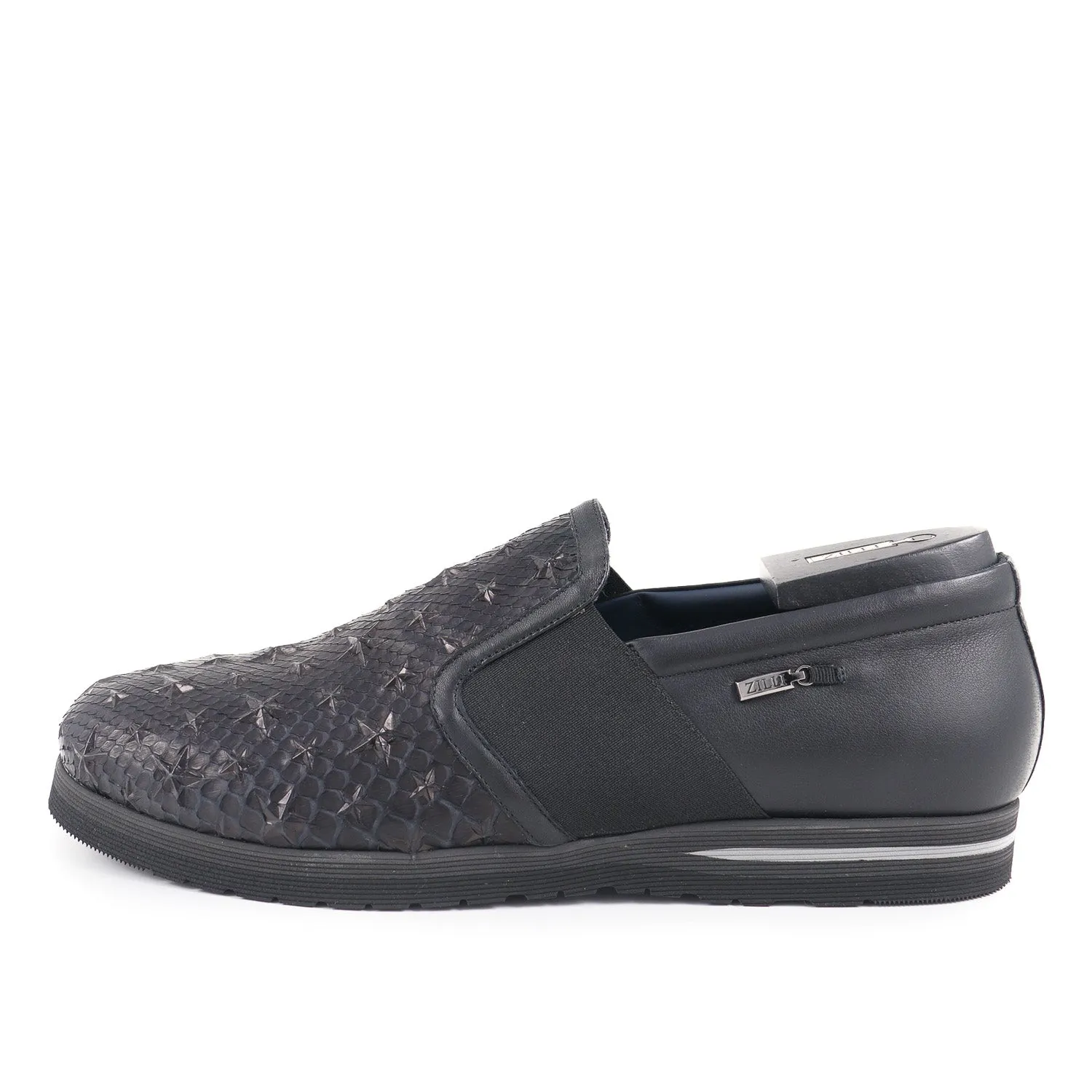 Zilli Python and Calf Leather Sneakers